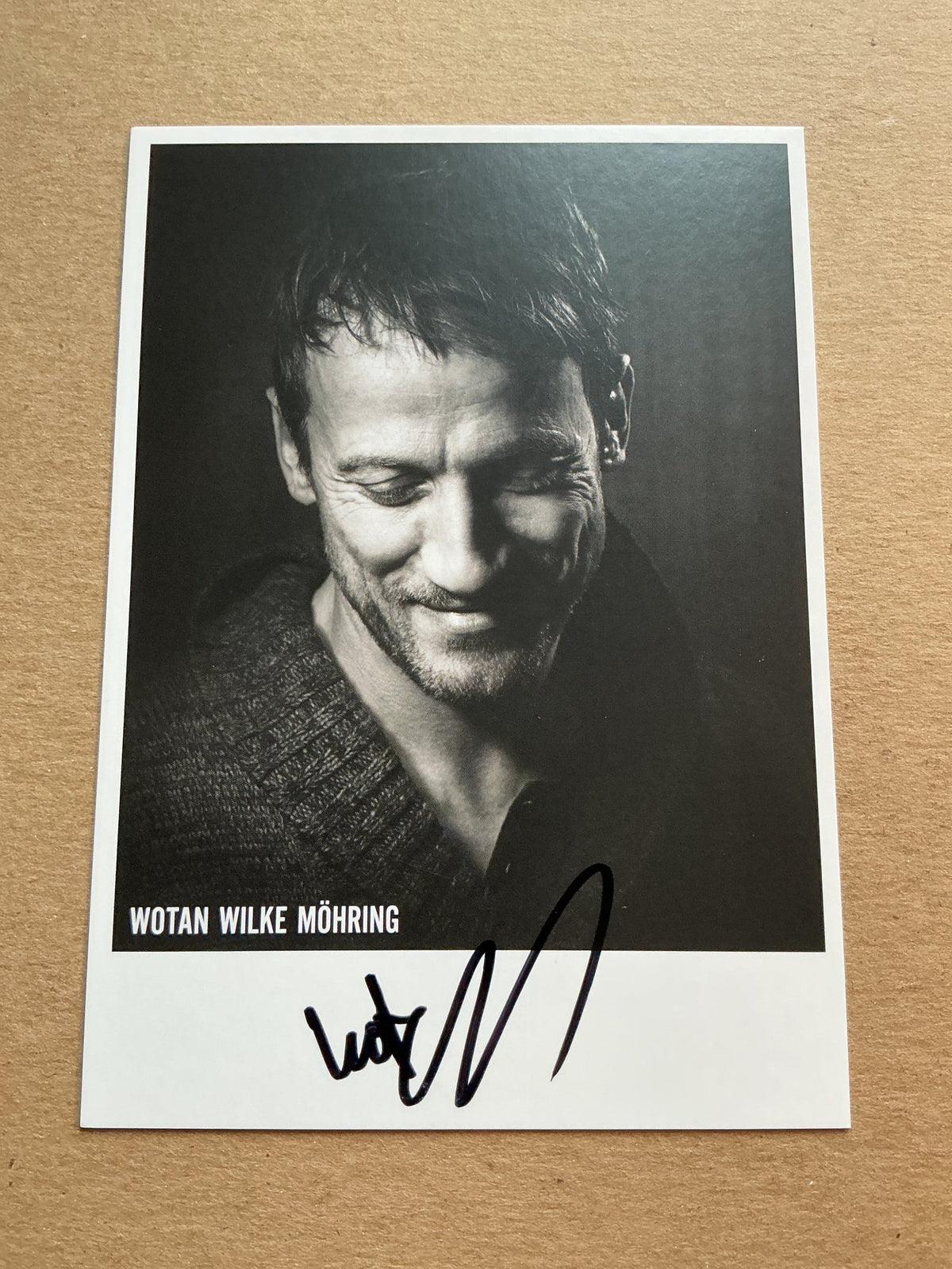 Wotan Wilke Möhring, Germany 🇩🇪 Actor 2024 hand signed - Autographs-World
