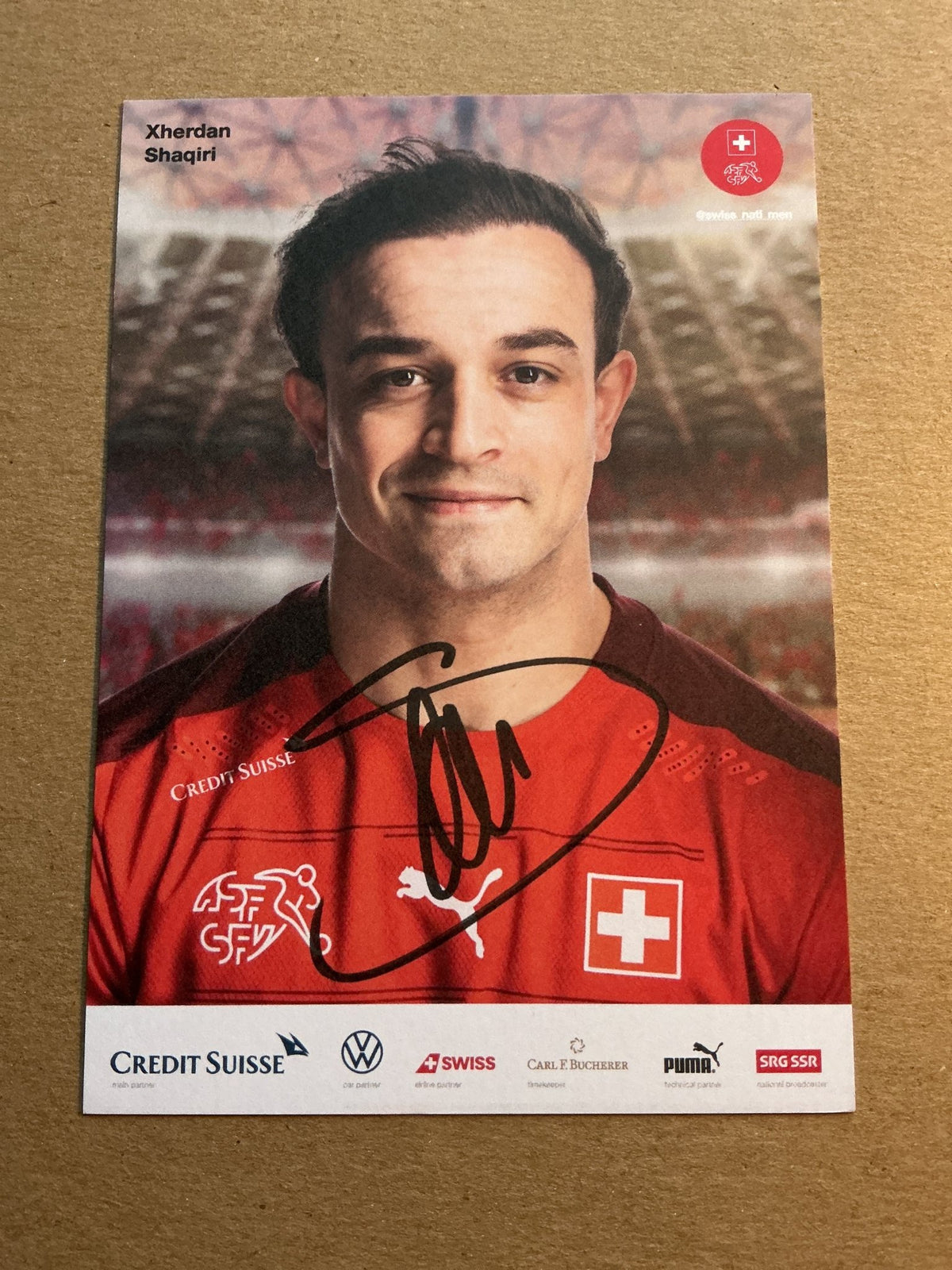 Xherdan Shaqiri, Switzerland 🇨🇭 2021 hand signed - Autographs-World
