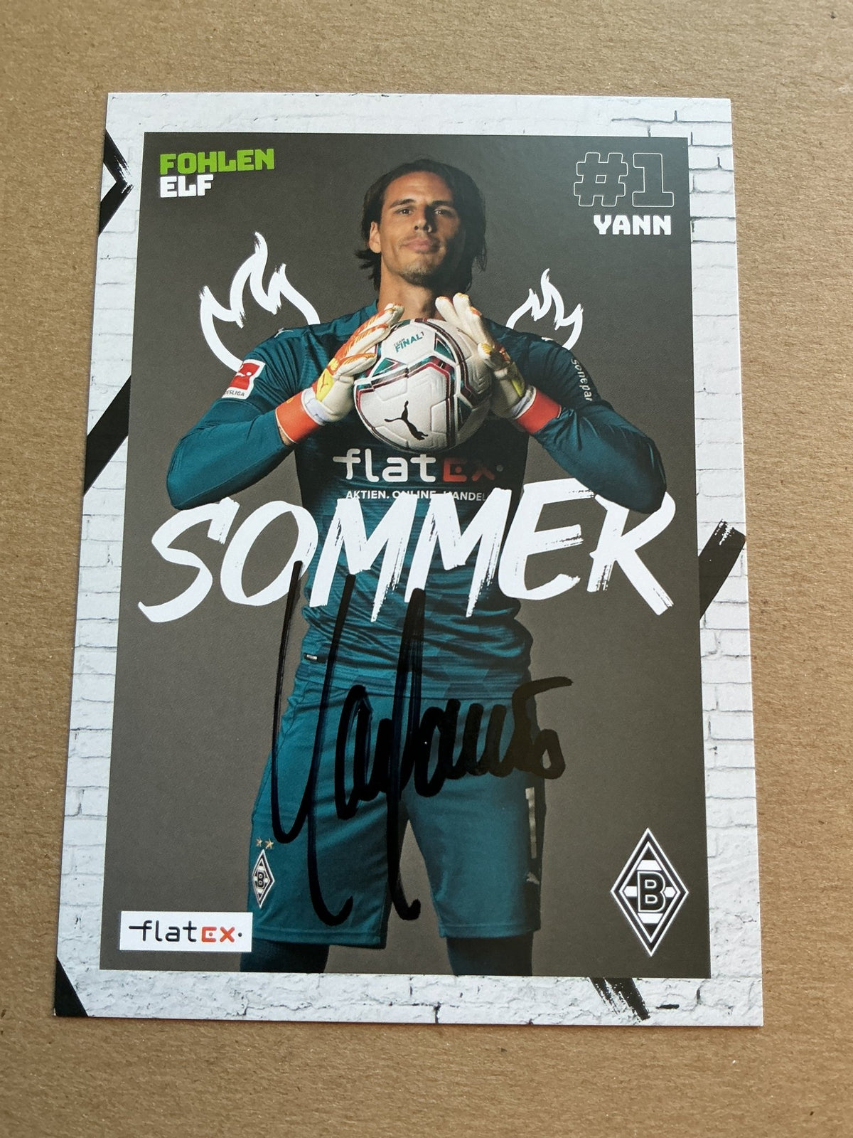 Yann Sommer, Switzerland 🇨🇭 Borussia Mönchengladbach 2020/21 hand signed - Autographs-World