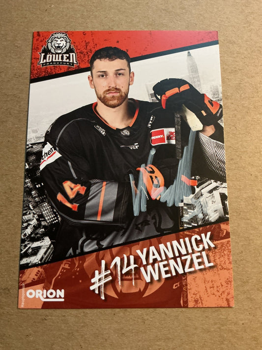 Yannick Wenzel, Germany 🇩🇪 Löwen Frankfurt 2023/24 hand signed - Autographs-World