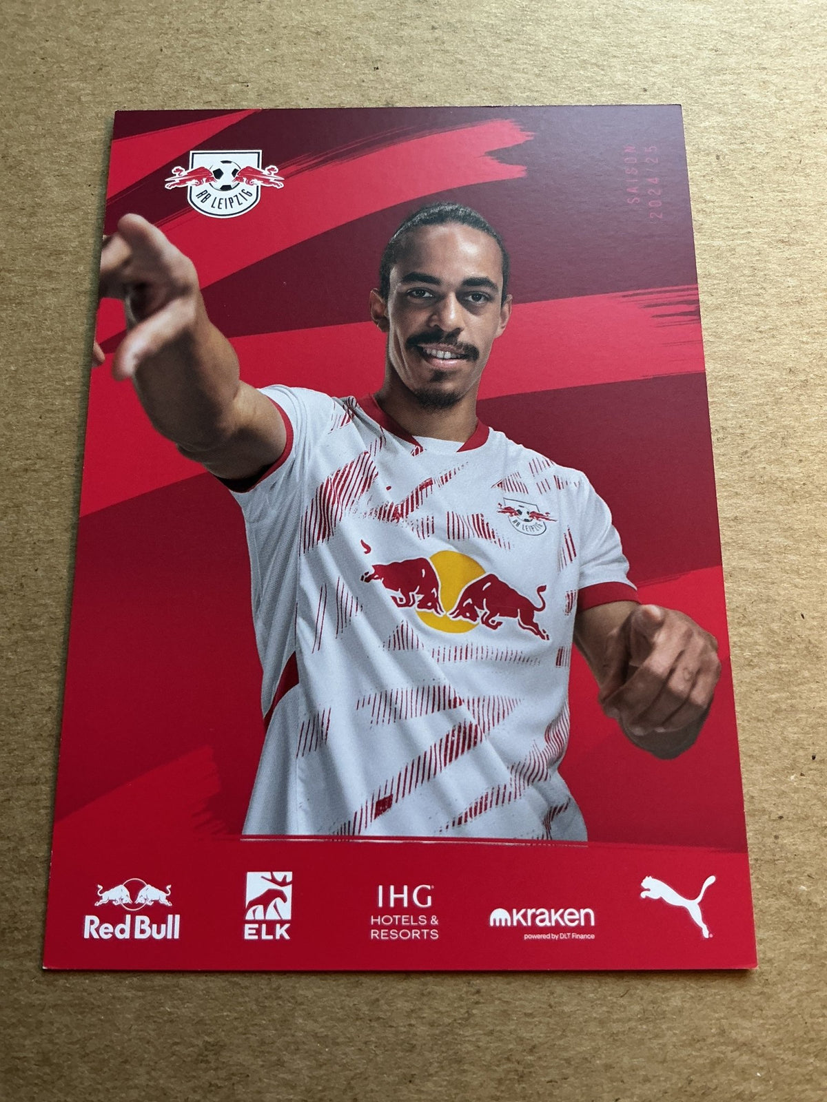 Yussuf Poulsen, Dänemark 🇩🇰 RB Leipzig 2024/25 hand signed - Autographs-World