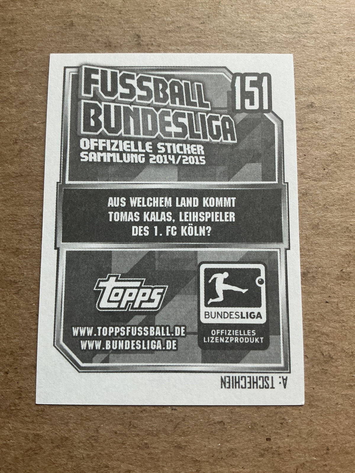 Yuya Osako, Japan 🇯🇵 1.FC Köln 2014/15 Topps hand signed - Autographs-World