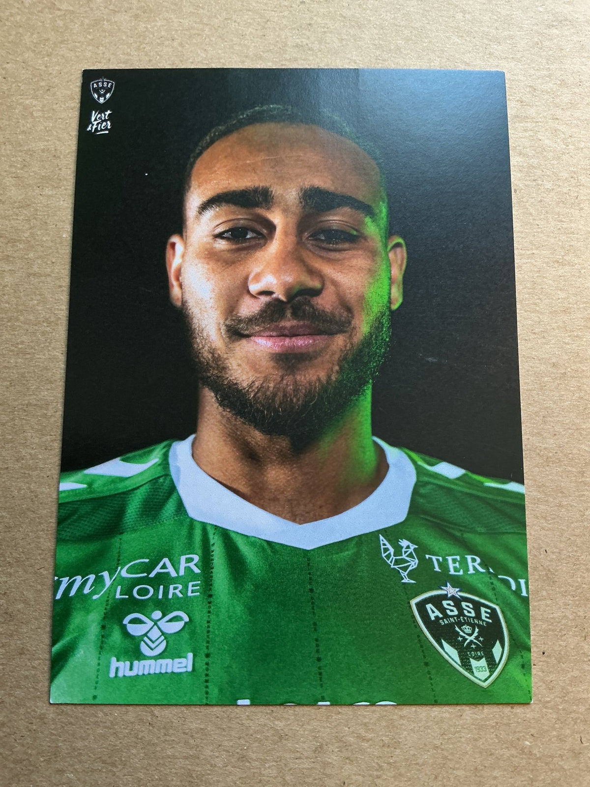 Yvann Macon, France 🇫🇷 AS Saint-Etienne 2024/25 hand signed - Autographs-World