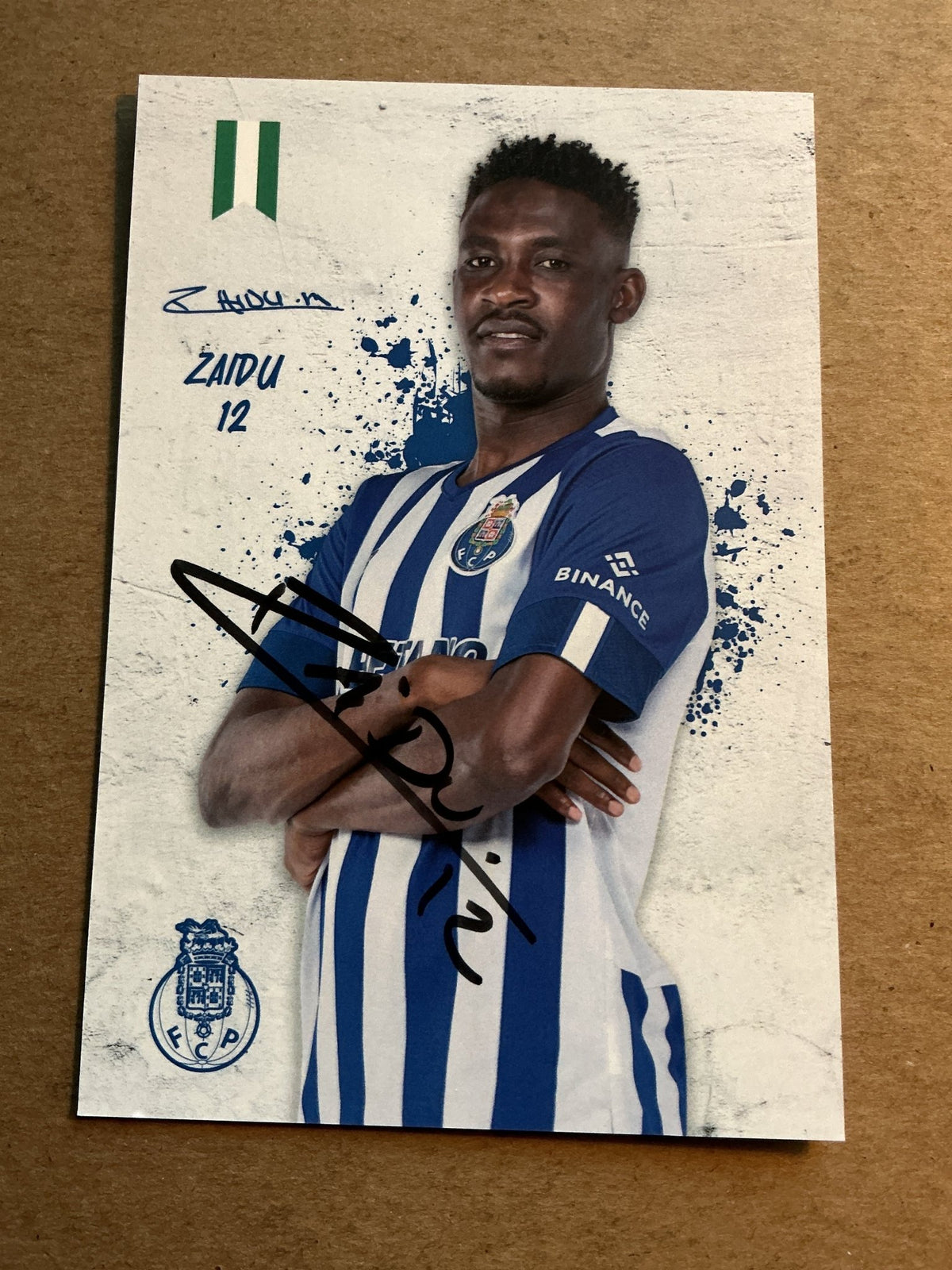 Zaidu Sanusi, Nigeria 🇳🇬 FC Porto 2022/23 hand signed - Autographs-World
