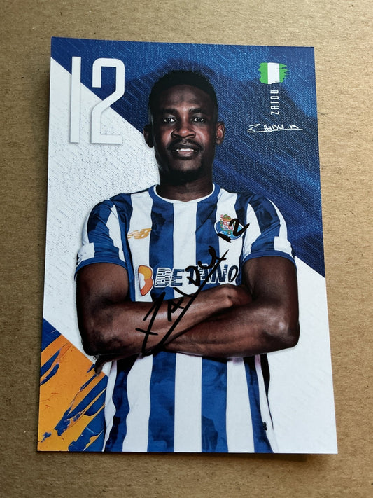 Zaidu Sanusi, Nigeria 🇳🇬 FC Porto 2024/25 hand signed - Autographs-World
