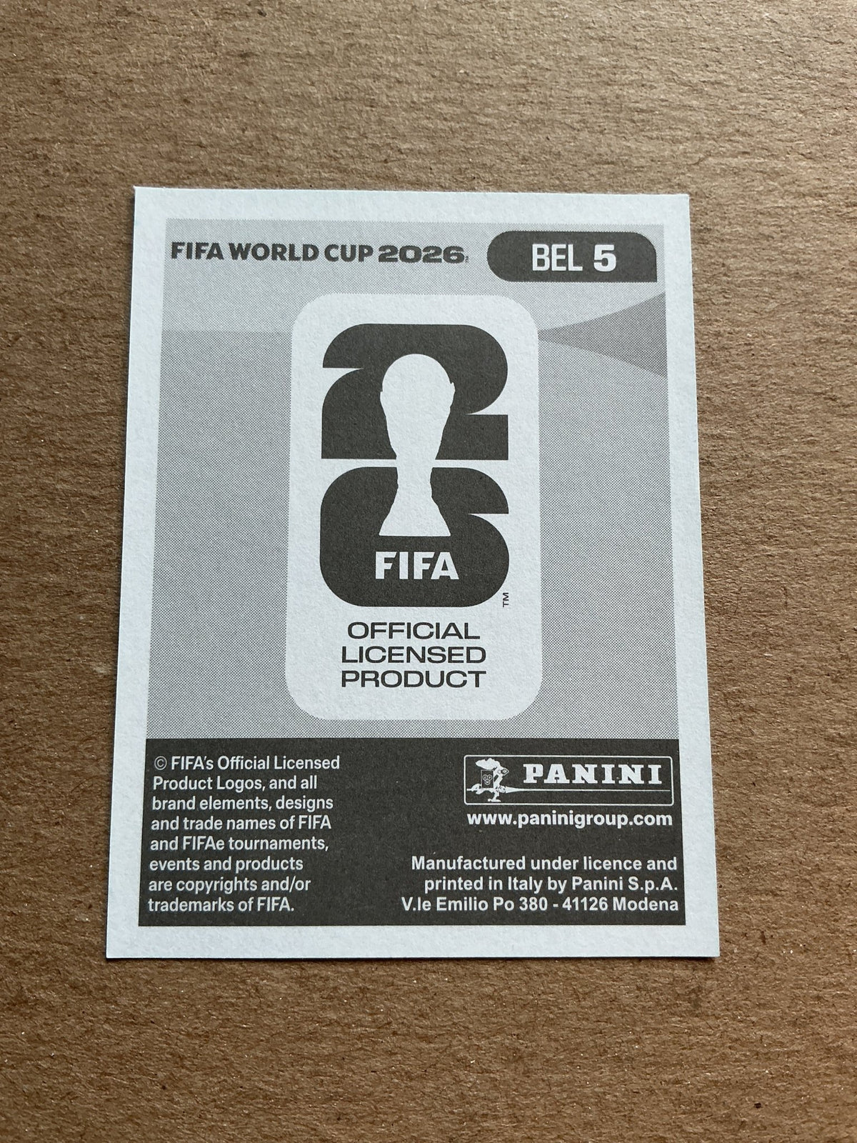 Zeno Debast, Belgium 🇧🇪 FIFA World Cup 2026 Panini hand signed - Autographs-World