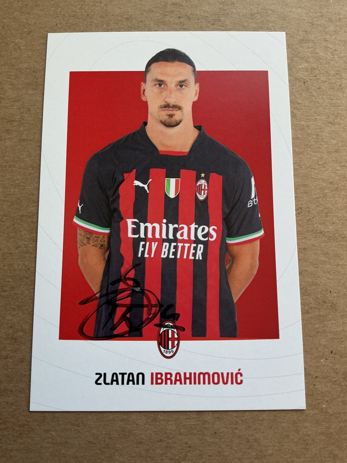 Zlatan Ibrahimović, Sweden 🇸🇪 AC Milan 2022/23 hand signed - Autographs-World