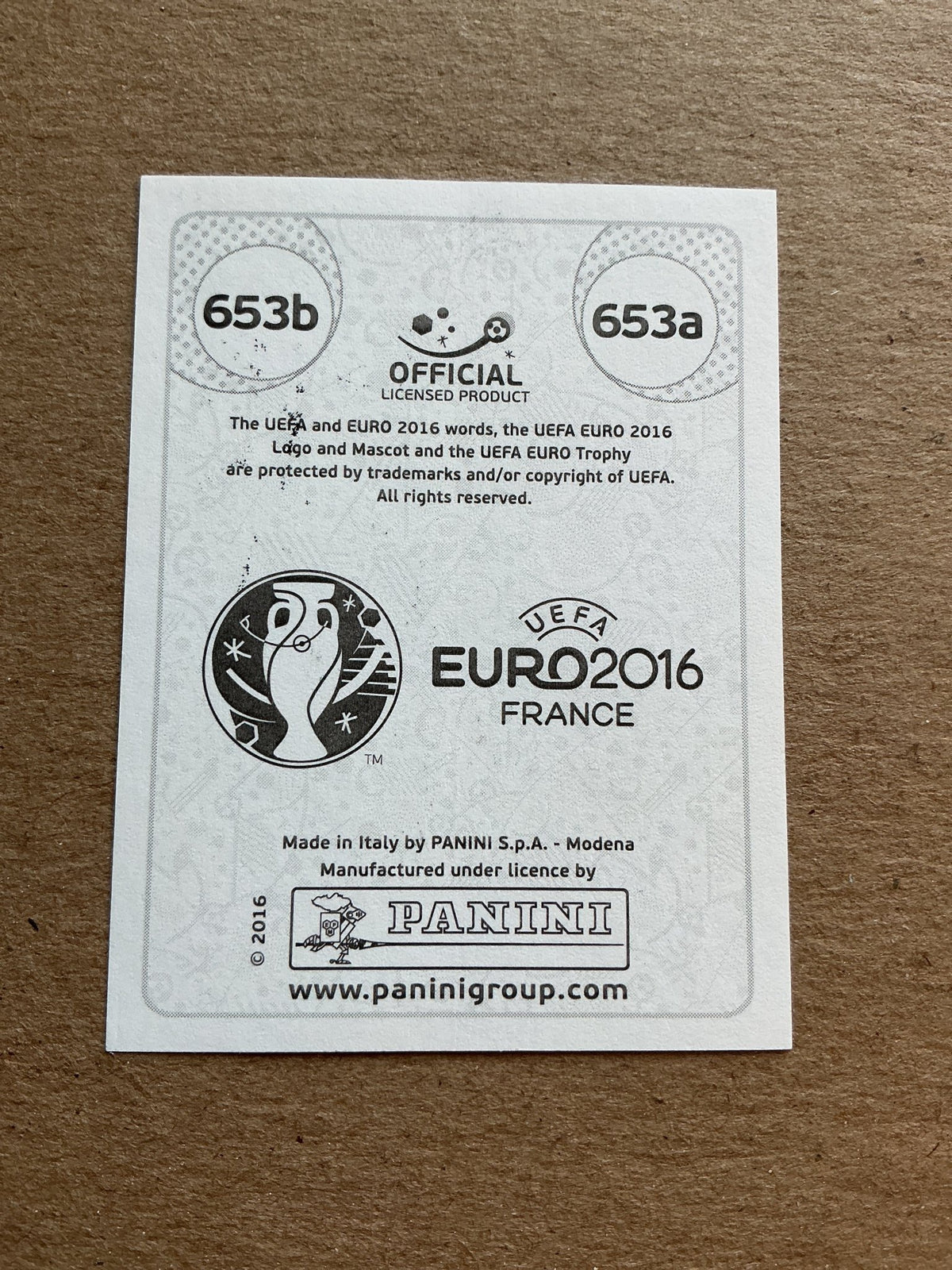 Zlatko Junuzovic, Austria 🇦🇹 UEFA Euro 2016 Panini hand signed - Autographs-World