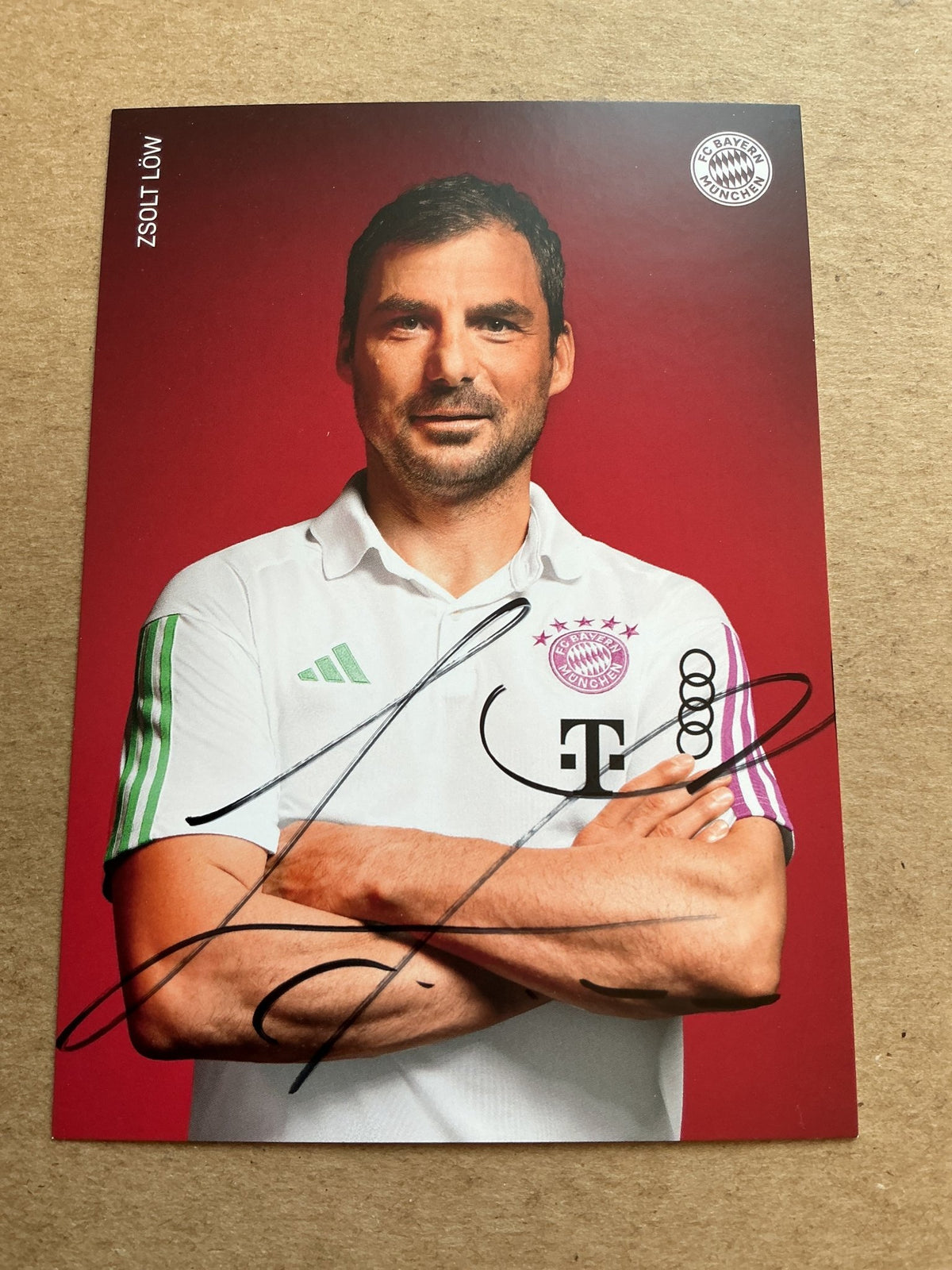 Zsolt Löw, Hungary 🇭🇺 FC Bayern München 2023/24 hand signed - Autographs-World