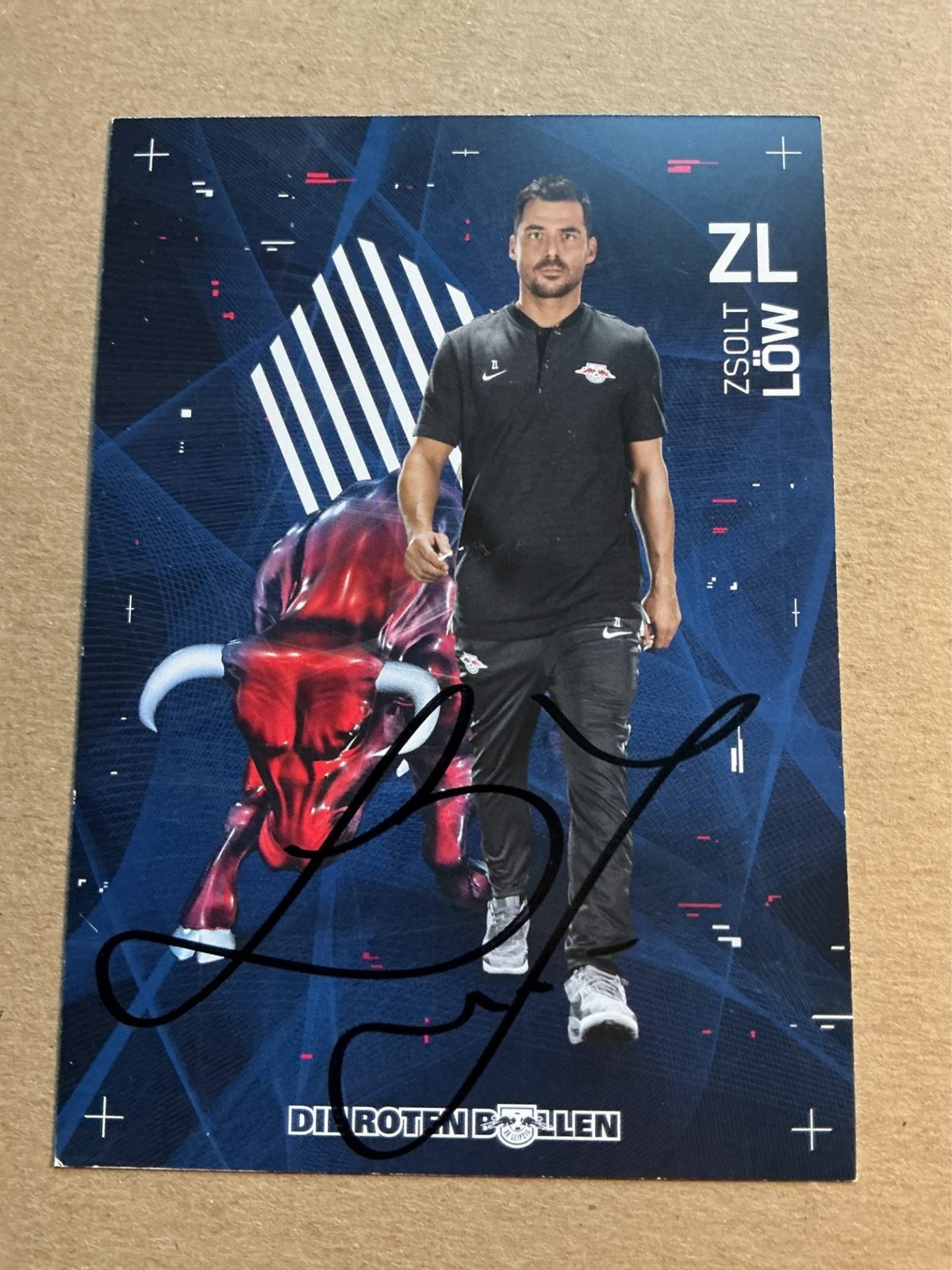 Zsolt Löw, Hungary 🇭🇺 RB Leipzig 2017/18 hand signed - Autographs-World